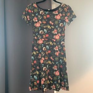 Flower patterned dress